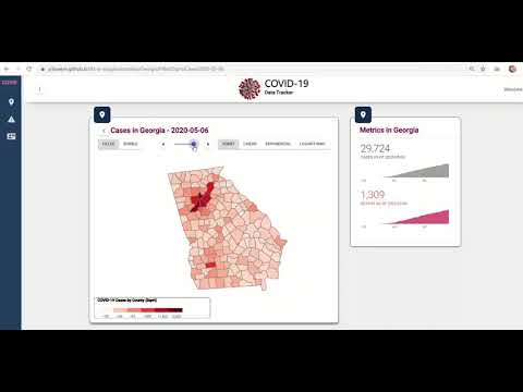 Visualizing COVID-19 with Maps using D3.js  V2