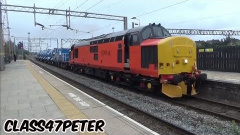 HNRC 37405 Makes A Noisy Departure From Bescot Up Engineers Sidings Hauling 6Z37