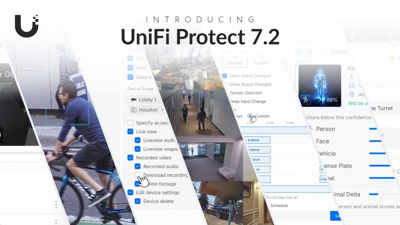 UniFi Protect 7.2新功能