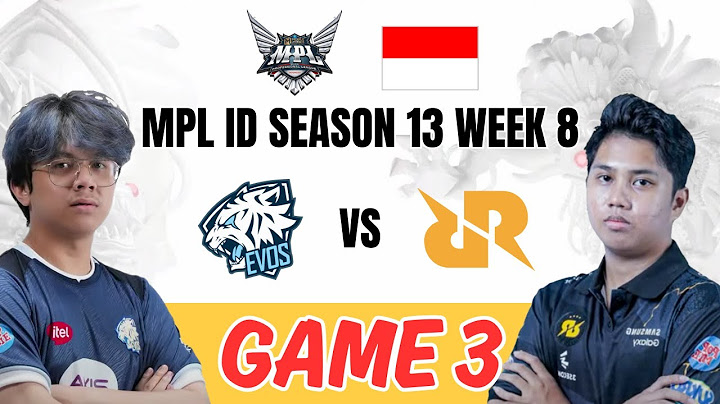 EVOS GLORY vs RRQ HOSHI GAME 3 | MPL ID SEASON13 | EVOS VS RRQ | WEEK 8 DAY 2