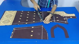 kameez cutting 38 & 39 body size | রেডিমেট থ্রি-পিসের কামিজ কাটিং করার নিয়ম