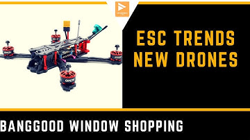 Latest FPV Racing Drones , NEW ESC Trends // Banggood Window Shopping