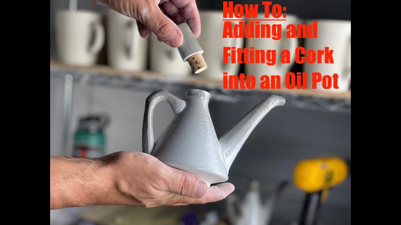 How to: Fitting a Cork into an Oil Bottle