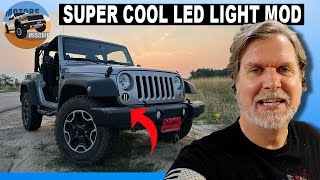 How To Install DRL LED Running Lights on a Jeep Jk