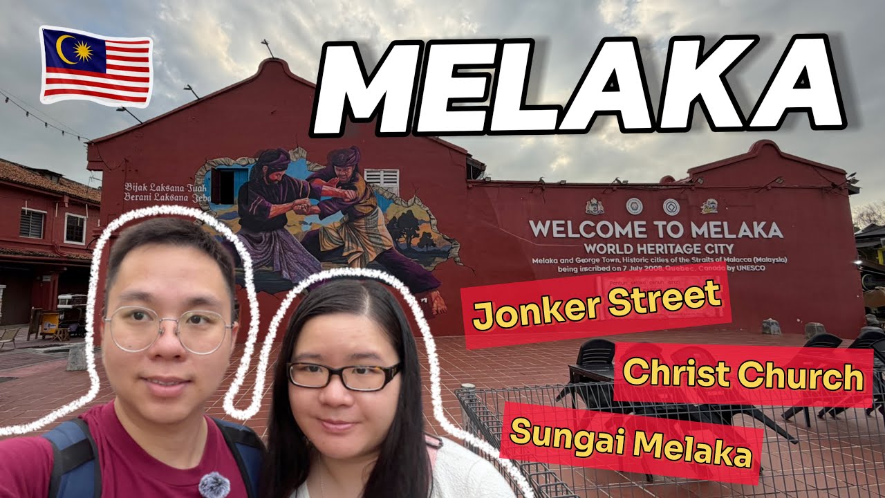 😱 Jonker Street & Christ Church Melaka, Ramainya Gila!