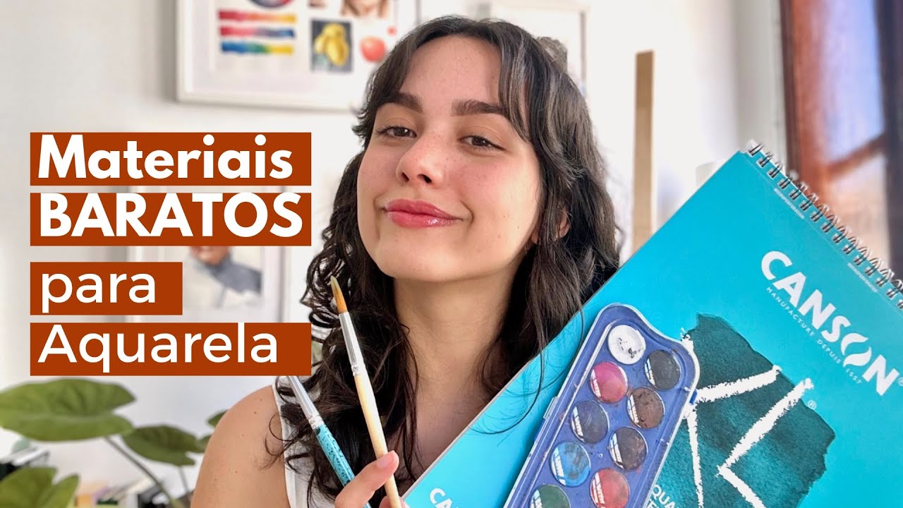 MATERIAIS BARATOS (E BONS) PARA AQUARELA