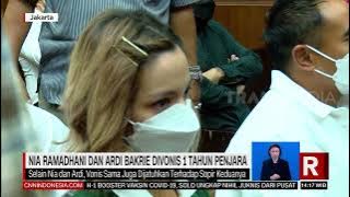 Nia Ramadhani Dan Ardi Bakrie Divonis 1 Tahun Penjara | REDAKSI (11/01/22)