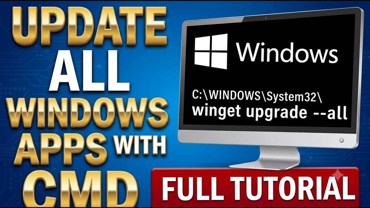 How to Use Winget to Update All Windows Apps via CMD Full Tutorial ...