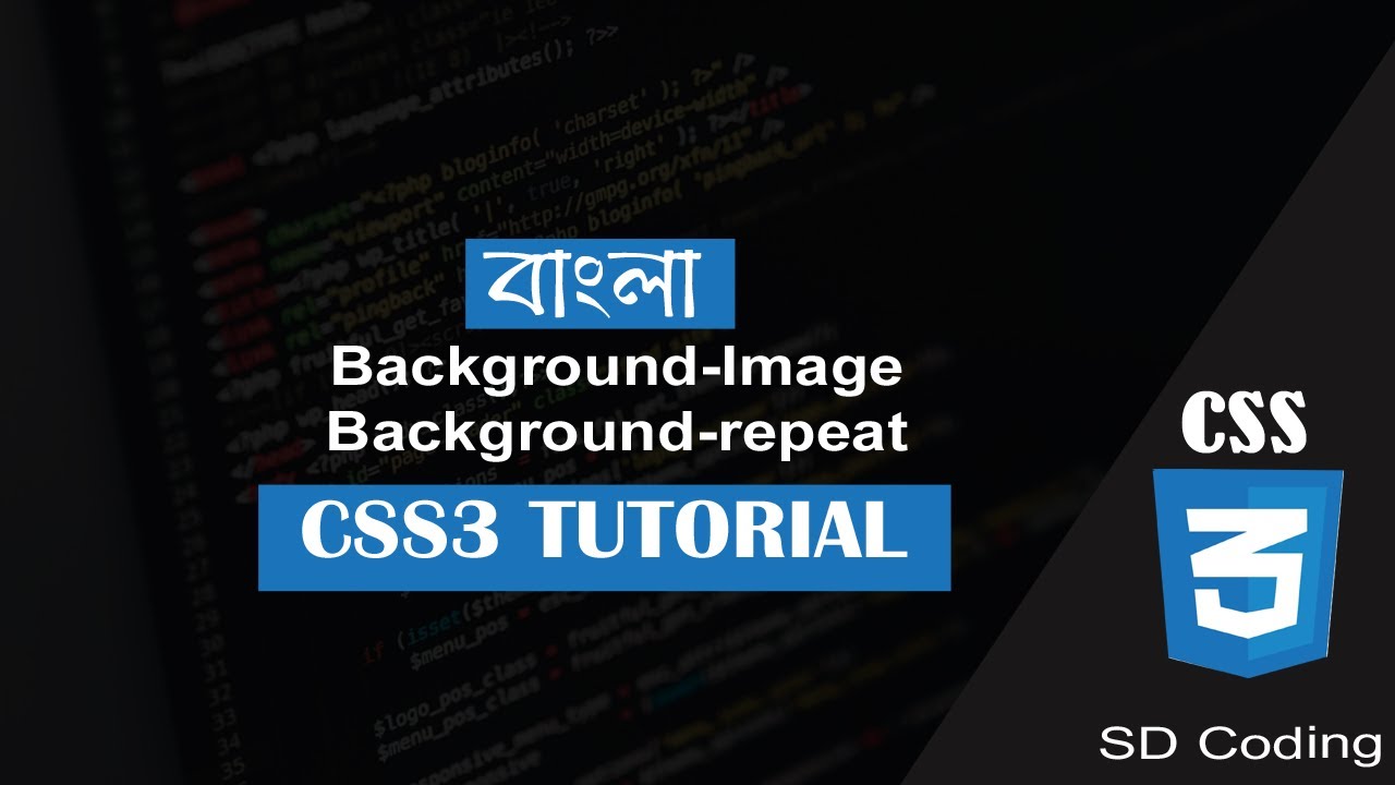 background repeat  Update New  17.CSS Background-Image || Background-repeat || In Bangla