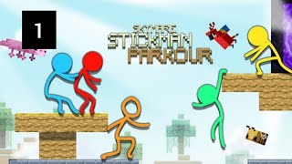Stickman Parkour Skyland | Extreme Sky Jump Challenge 🏃‍♂️☁️ screenshot 2
