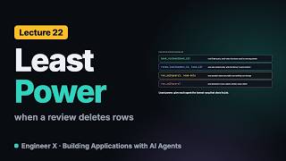 AI Agent Database Safety: Least Privilege, Read-Only SQL | Building Applications with AI Agents L22
