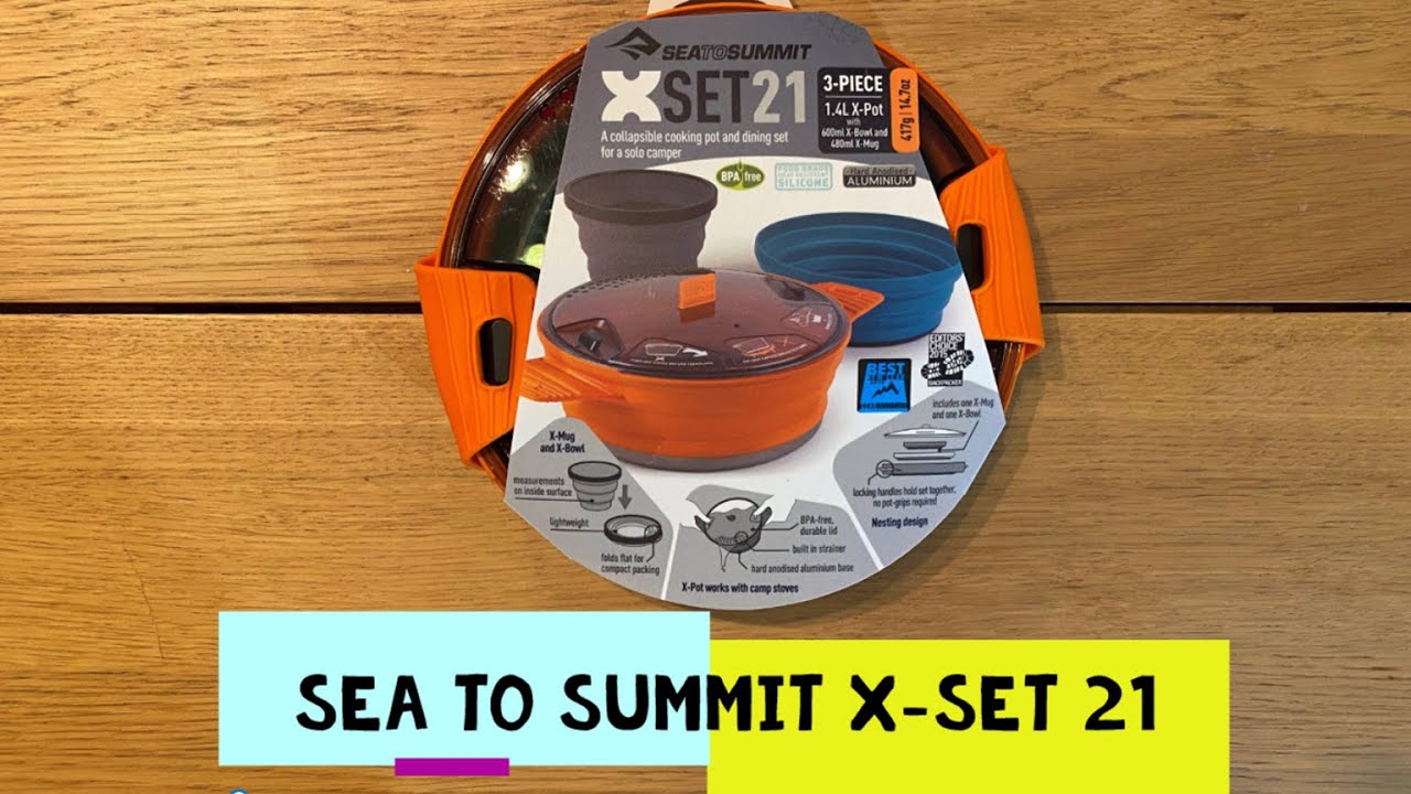 Sea To Summit X-set 21 accessoires de cuisine rétractables en silicone