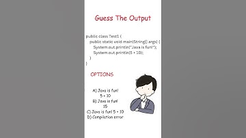 Guess The Output  #1| Basic Outupt | Java programming #java #coding