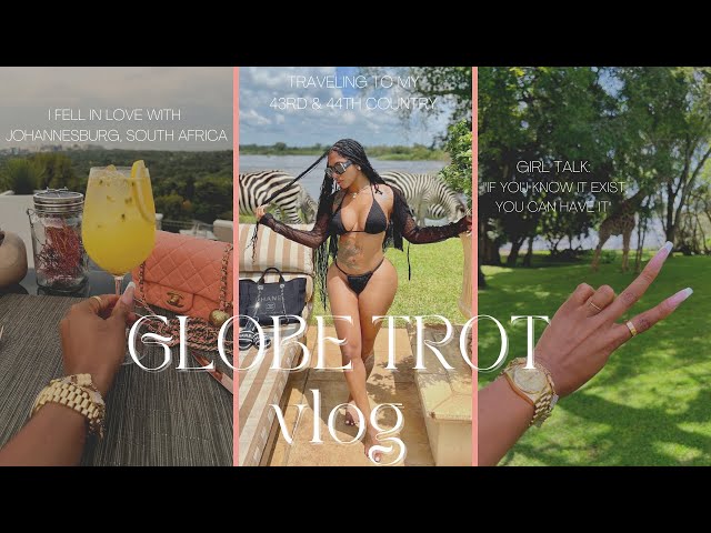 GLOBE TROT| 5 Countries In 2 Weeks| Zebras In Zambia| Victoria Falls| GIRL TALK: Be Delusional