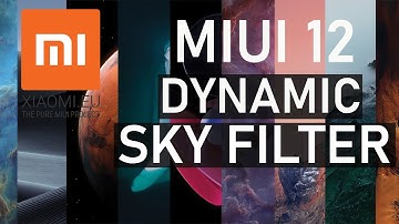 HOW TO CHANGE SKY COLOUR | MIUI DYNAMIC SKY FILTER | SUNNY | EVENING | NIGHT
