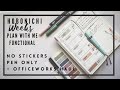 Hobonichi Weeks Functional Plan With Me | no stickers pen only | officeworks haul | paperjoyph