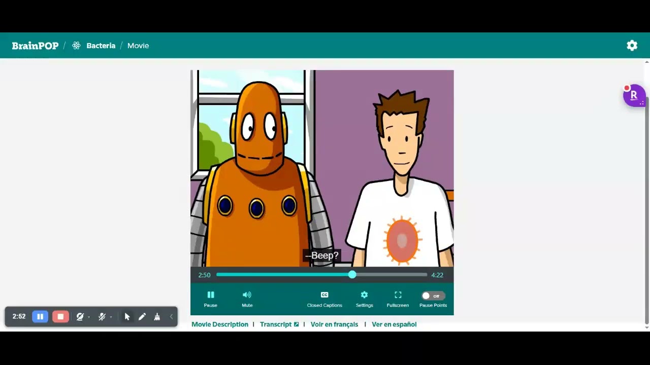BrainPOP- Bacteria