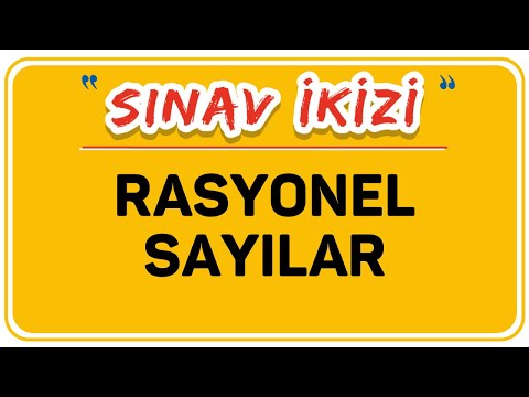 RASYONEL SAYILAR / ŞENOL HOCA