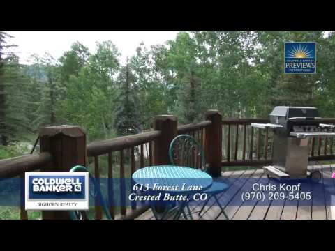 613 Forest Lane, Crested Butte, CO home video tour