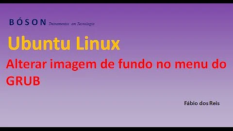 Como abrir o menu grub no Ubuntu?