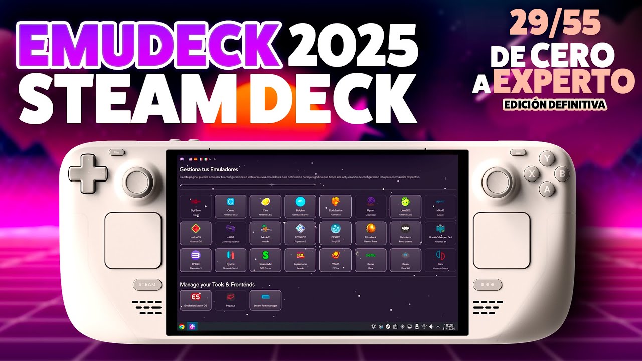 29/55 - Emulación en Steam Deck con EmuDeck en 2025