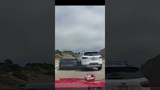Corvette Loses Control on the Highway