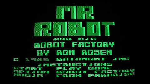 Mr. Robot and His Robot Factory (1983)