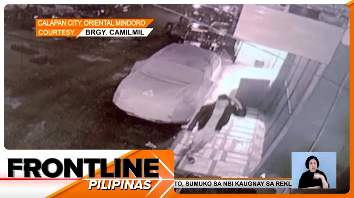 Person of interest sa pagpatay kay SEA Games gold medalist Mervin Guarte, nasapul sa video