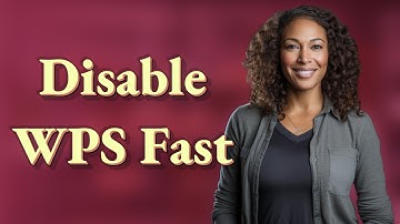 How Can I Quickly Disable WPS on a Netgear Router?