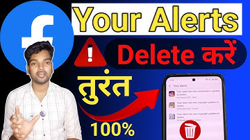 Your alert facebook delete | Facebook support inbox delete | Your alert | Facebook your alert remove