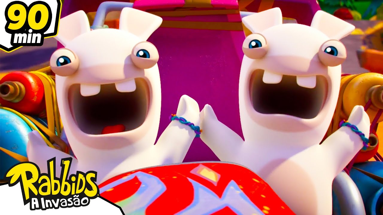 O Rabbid Que Só Quer Ser Amigo 🤝|  Rabbids: A Invasão 🐰 | Desenhos animados