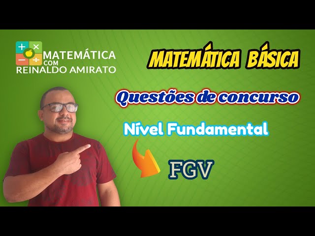 Quiz de EQUAÇÃO DO 2º GRAU da Banca FGV para Concursos e Vestibulares 