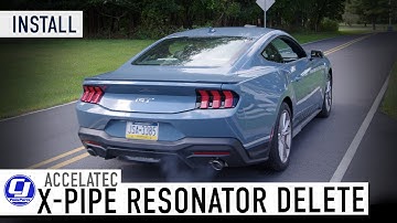 2024 Mustang: Make It Roar With An Accelatec X Pipe Resonator Delete