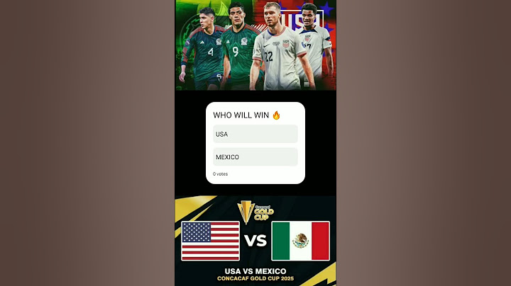 USA vs Mexico | Concacaf Gold Cup 2025