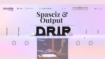 Soundz of Spasciz with Output - Working on Output Arcade "Drip" #output #outputarcade