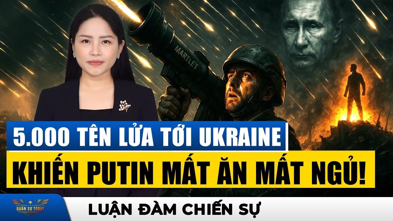 5.000 QUẢ TÊN LỬA ĐANG TRÊN ĐƯỜNG TỚI UKRAINE! PUTIN CÓ LÝ DO ĐỂ SỢ!