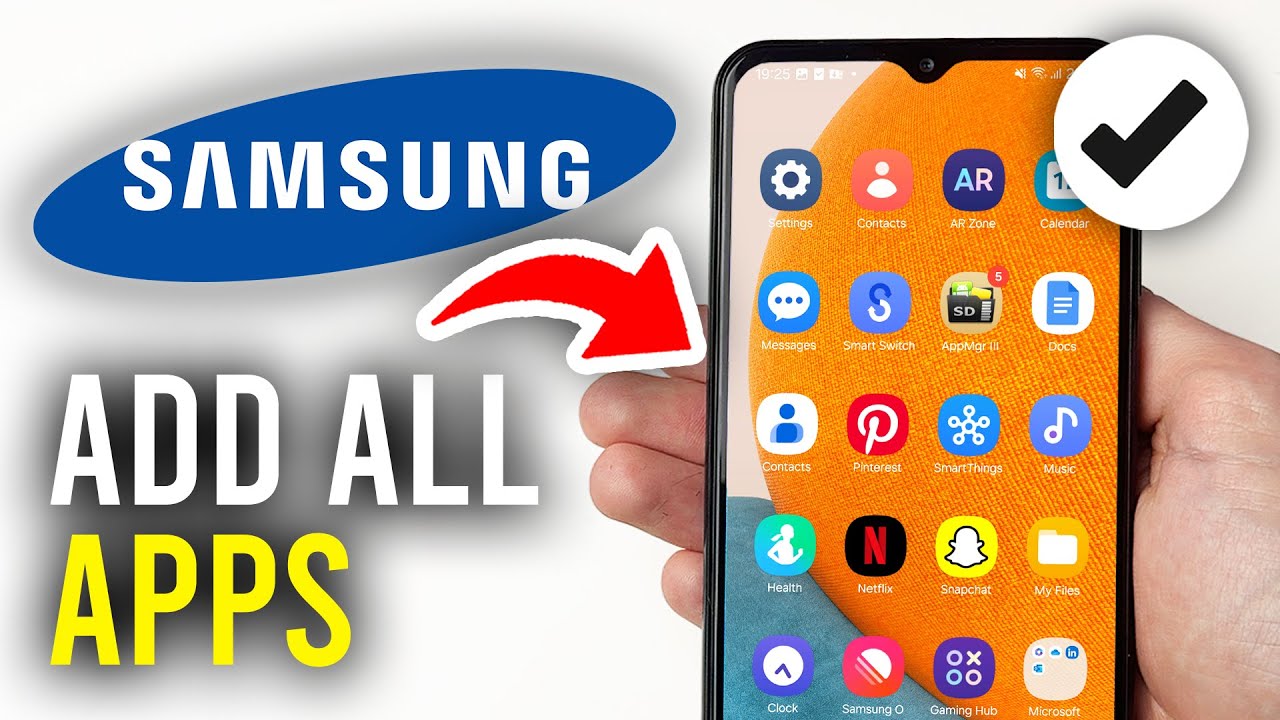 How To Add All Apps To Home Screen On Samsung Galaxy Phone Full Guide