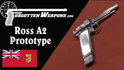Unique Ross Experimental A2 Pistol Prototype