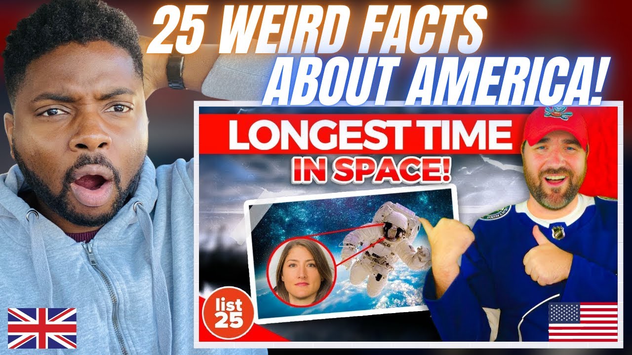 25 WEIRD FACTS ABOUT AMERICA! - Brit Reacts - YouTube