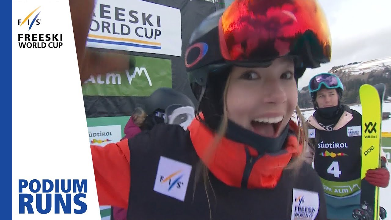 Eileen Gu | Ladies' Slopestyle | Seiser Alm | 1st place ...