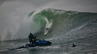 MULLAGHMORE! Surfing Ireland's heaviest wave in the rain, snow & gusting offshore winds... good fun!