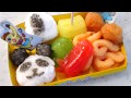 水で作るパンダのお弁当♪知育菓子 Panda's Bento Lunch Box