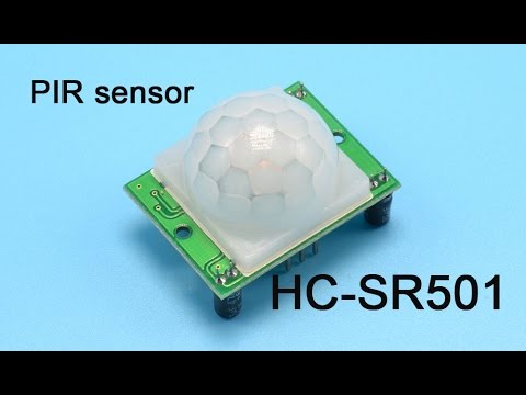 Пироэлектрический модуль. HC-SR501. Датчик движения.