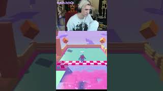 xQc is INSANE at Fall Guys!