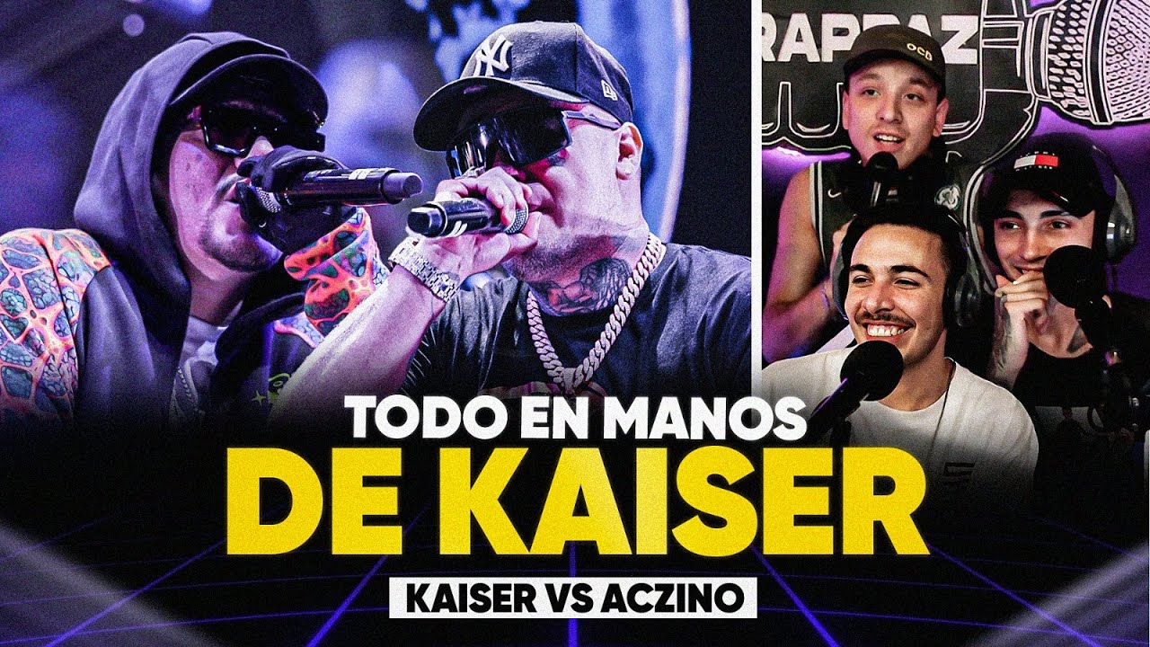 💥ACZINO vs KAISER en FMS WORLD SERIES🤯🔥RAPPAZ REACCIONAN CON VICTOR SUR😱