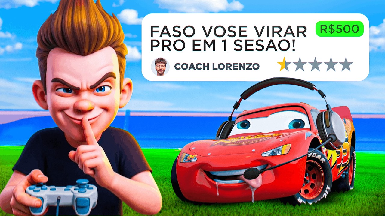 CONTRATEI O PIOR COACH DO SITE NO ROCKET LEAGUE KKKKKKK