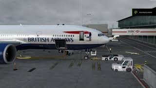 P3D BA 49 Departure London - Seattle