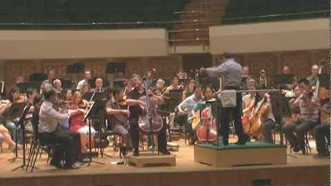 Paul Watkins & Mark Wigglesworth rehearse with HKPO