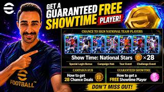Get a GUARANTEED FREE Showtime Player eFootball Festival Campaign Guide