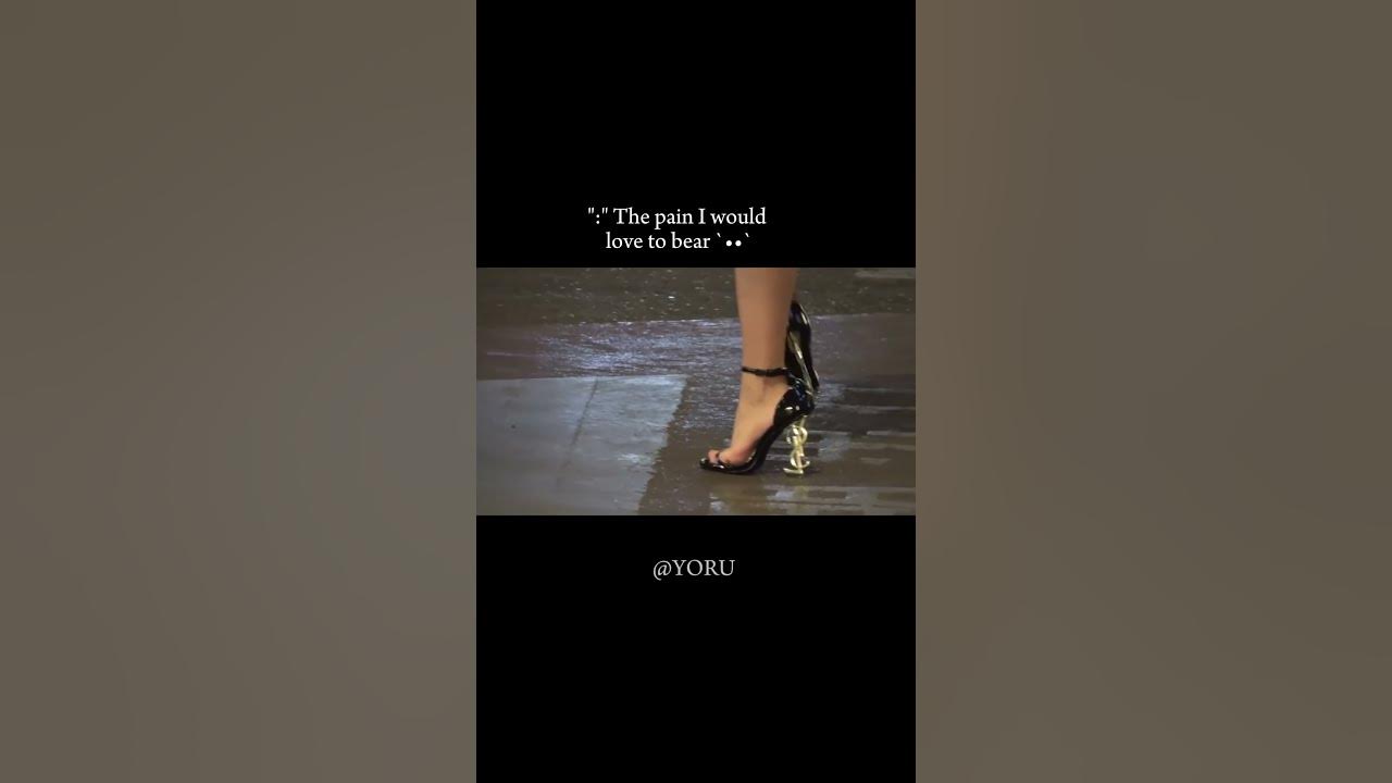 SUFFERING FROM SUCCESS 👠🖤 #aesthetic #heels #syl #saintlaurent #fashion #yoru #shorts #song